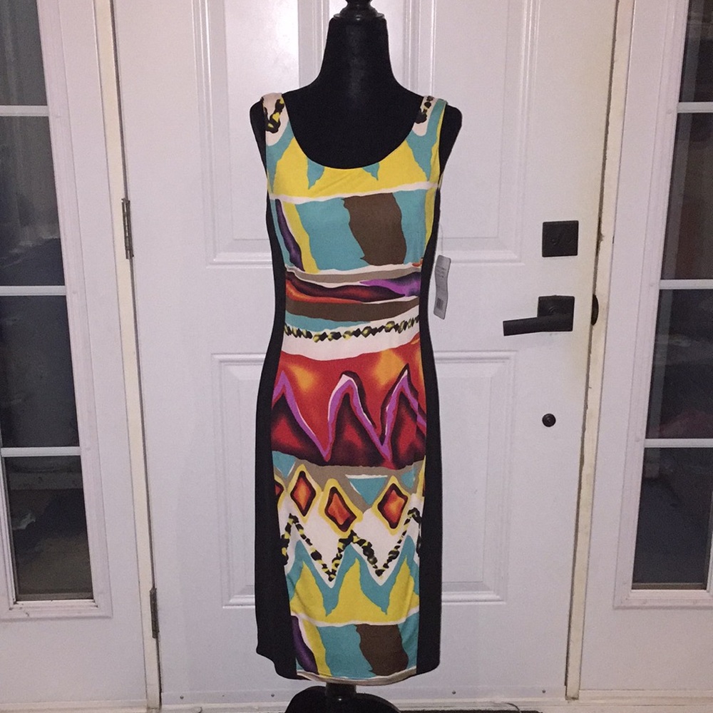 Gilani Ladies Bright and Colourful Sleeveless Dress Size 4